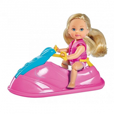 Кукла Еви в купальнике на водном скутере, 12 см. 